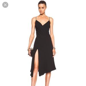 NWT Nicholas Crepe Bias Wrap Drape Dress